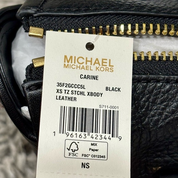 MICHAEL KORS Carine Extra-Small Pebbled
Leather Satchel - Picture 6 of 6